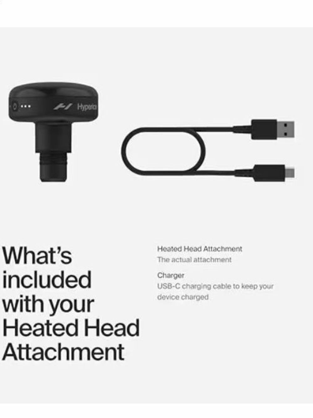 Hypervolt Plus  Message Device Attachment - Black - Picture 2 of 10